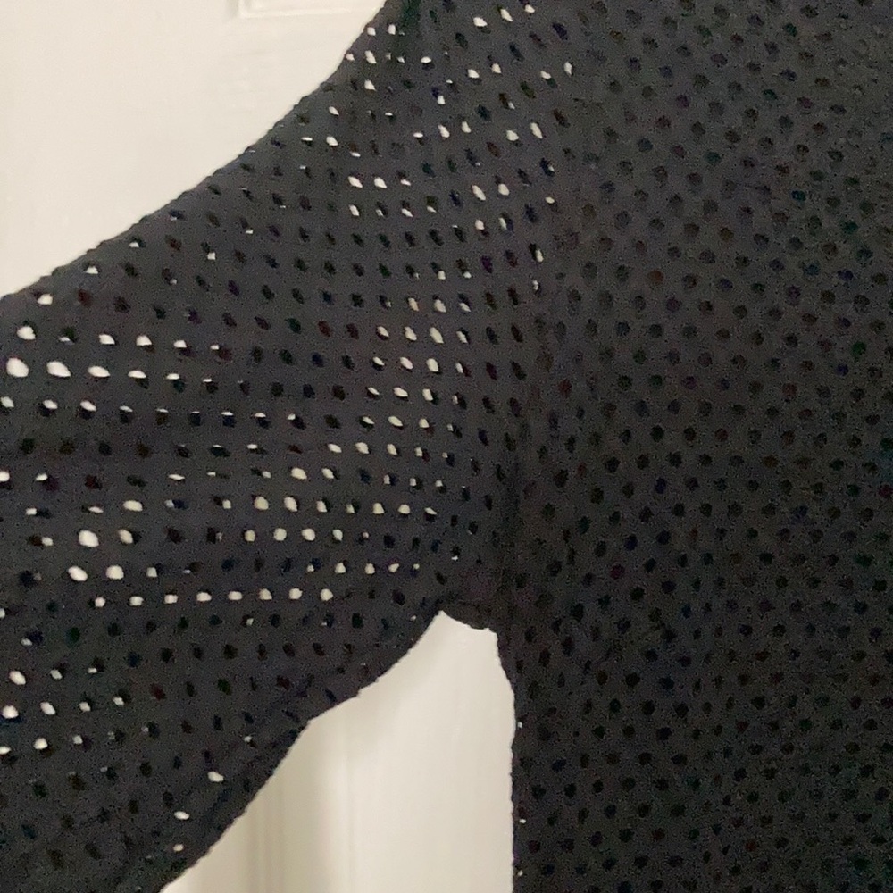 Short sleeve black dress
